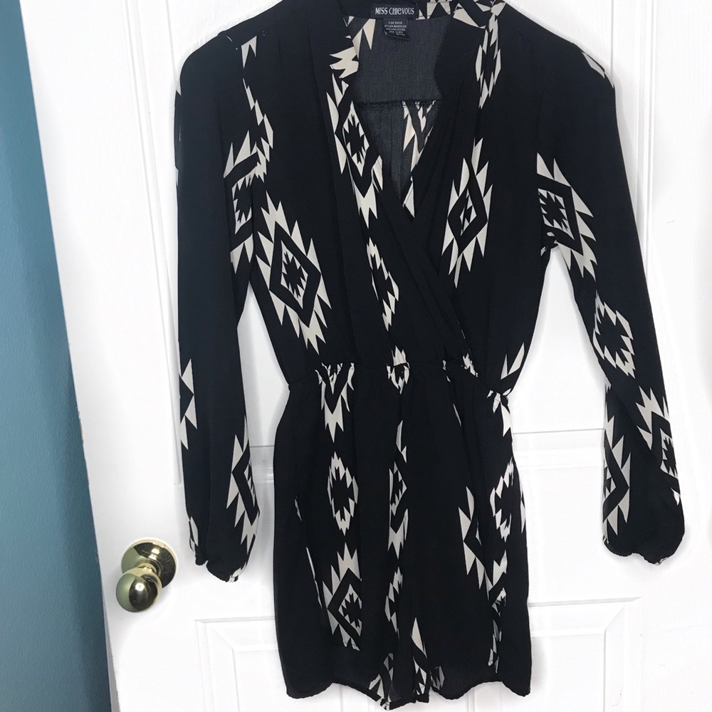 Black Upscale Romper